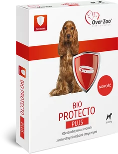 Over Zoo Obroża BIO PROTECTO Plus dla psów średnich 60cm 22930-uniw - Artykuły przeciw pasożytom - miniaturka - grafika 1