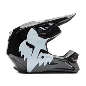 Kaski motocyklowe - Kask Cross FOX V1 Shield CzarnyXXL - miniaturka - grafika 1