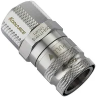Chłodzenie wodne - Chłodzenie wodne Koolance QD3 Złącze szybkozłączki proste żeńskie na 16/10mm - no-spill, srebrne QD3-FT10X16 - miniaturka - grafika 1