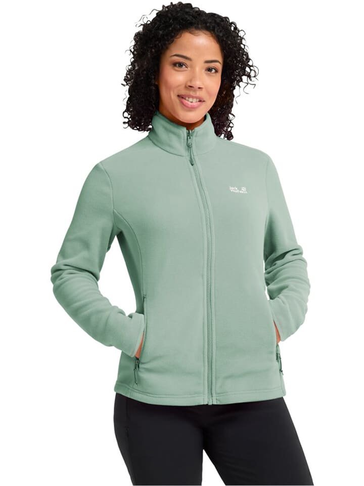 Jack Wolfskin Kurtka polarowa w kolorze zielonym