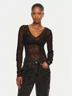 Body - Gestuz Body Laila 10909443 Czarny Slim Fit - miniaturka - grafika 1