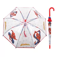 Parasolki dla dzieci - Parasolka dziecięca Perletti Spider Man 2 transparentny - miniaturka - grafika 1