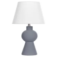 Lampy stojące - Lampa stołowa ceramiczna szara FABILOS - miniaturka - grafika 1