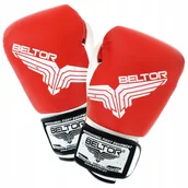 Rękawice bokserskie - Beltor Rękawice bokserskie PRO-FIGHT czerwony 10 oz BEL/475#CZE - miniaturka - grafika 1