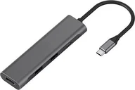 Adaptery i przejściówki - Adapter USB Extra Digital Adapteris USB Type-C - 2 x USB 3.0, Type-C PD, HDMI - miniaturka - grafika 1