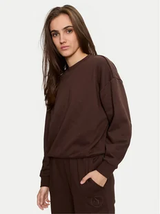 Athlecia Bluza Damla EA243331 Brązowy Loose Fit - Bluzy damskie - miniaturka - grafika 1