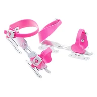 Łyżwy - PŁOZY SANECZKOWE MARTES SLEDS 14844-PINK GREY - miniaturka - grafika 1
