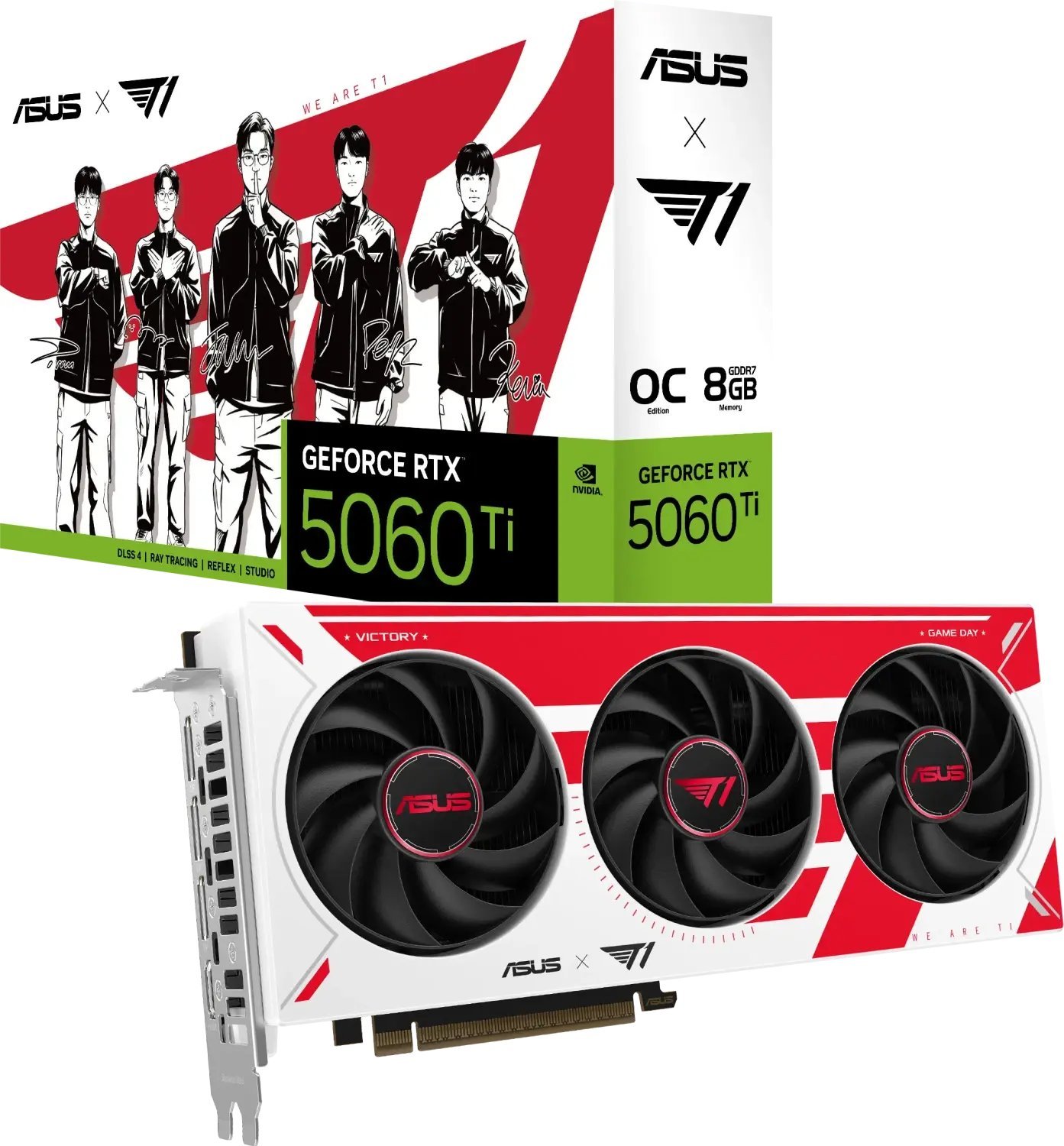 Asus GeForce RTX 5060 Ti T1 OC 8GB DLSS 4 T1-RTX5060TI-O8G-GAMING