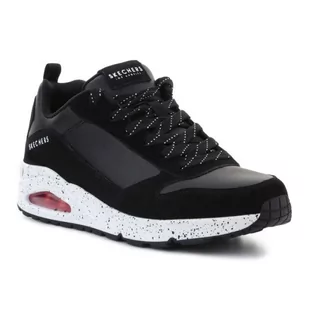 Buty Skechers M 232153-BKW czarne - Buty sportowe męskie - miniaturka - grafika 1