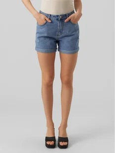 Vero Moda Szorty jeansowe Zuri 10279493 Niebieski Regular Fit - Spodenki damskie - miniaturka - grafika 1