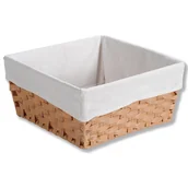 Inne naczynia kuchenne - Koszyk na pieczywo z bawełnianą wyściółką 35x35 cm - miniaturka - grafika 1