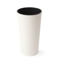 Donice - Doniczka LILIA 19 jumper kremowy Lamela - miniaturka - grafika 1