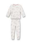 Śpiochy dla niemowląt - Sanetta Dziewczęce długie beżowe piżamy niemowlęce i małe dzieci (2 sztuki), White Pebble, 140 cm - miniaturka - grafika 1
