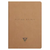 Zeszyty szkolne - Zeszyt Clairefontaine Flying Spirit A5, linie, brązowy - miniaturka - grafika 1