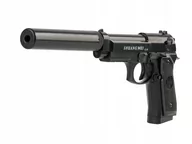 Zabawki militarne - Pistolet metalowy na kulki DIESERT EAGLE ASG imitacja broni na kulki 6mm MPK-C18+ - miniaturka - grafika 1