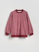 Bluzy damskie - Reserved - Bawełniana bluza w paski - wielobarwny - miniaturka - grafika 1