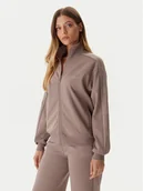 Bluzy damskie - Guess Bluza V5BQ15 KCX22 Beżowy Regular Fit - miniaturka - grafika 1