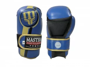Masters Fight Equipment, Rękawice bokserskie, ROSM Wako approved, niebieski, rozmiar S - Rękawice bokserskie - miniaturka - grafika 1