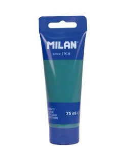 Farba akrylowa w tubce 75ml żółwia zieleń MILAN - Przybory szkolne - miniaturka - grafika 1