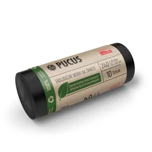 Worek na śmieci Eco Ldpe 240 l 10 szt. Pucuś - Worki na śmieci - miniaturka - grafika 1