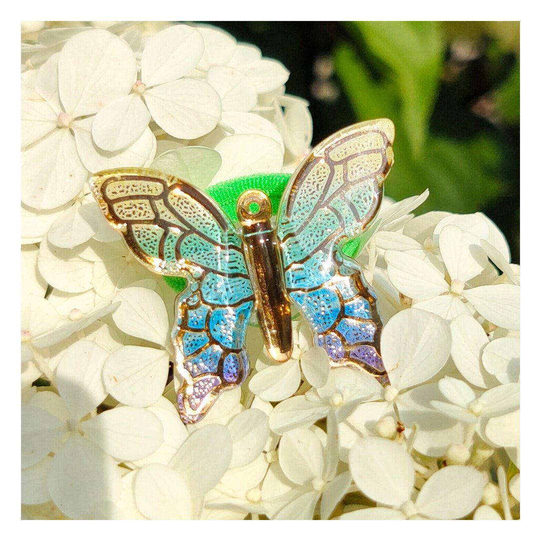 Gumka motylek hand made żywica