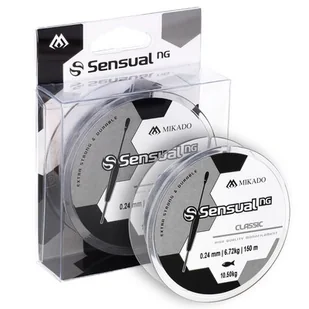 Żyłka MIKADO Sensual N.G Classic 0.14 mm / 150 m Transparentny - Żyłki wędkarskie - miniaturka - grafika 1