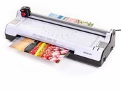 Laminatory - Sencor Laminator 2w1 SLA 230 A4 folia 2x75-2x125 mm + Gilotyna do papieru - miniaturka - grafika 1