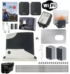 Nice Zestaw ROBUS 400 ERA FLOR do bram przesuwnych do 400 kg + Listwa (5 m) + BIDI WIFI - Zestawy do bram - miniaturka - grafika 1