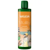 Żele pod prysznic dla mężczyzn - Weleda Vitality, kremowy płyn pod prysznic z rokitnikiem, 400 ml - miniaturka - grafika 1