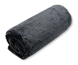 Miękki Koc Glamour 160X200 Ciemnoszary - Koce - miniaturka - grafika 1