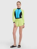 Spodenki damskie - 4F Spodenki plażowe damskie - zielone L - miniaturka - grafika 1