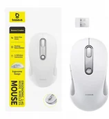 Myszki - Baseus F02 USB 2.4GHz - biała - miniaturka - grafika 1