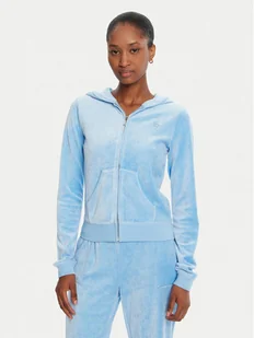 Juicy Couture Bluza Robyn JCSEBJ007 Niebieski Slim Fit - Bluzy damskie - miniaturka - grafika 1