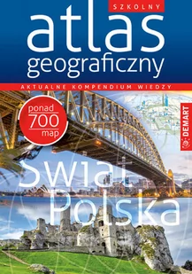 Demart Szkolny atlas geograficzny - Demart - Lektury szkoła podstawowa - miniaturka - grafika 1