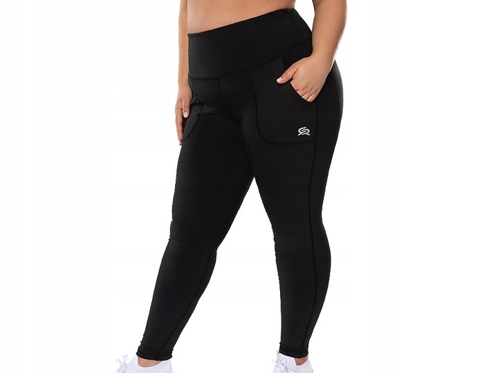 Damskie Legginsy Sportowe Fitness Plus Size
