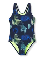 Stroje kąpielowe - TECNOPRO Romane kostium kąpielowy dla dziewcząt niebieski granatowy 176 - miniaturka - grafika 1