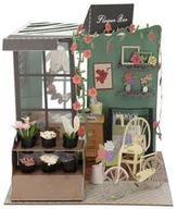 Puzzle - DIY MINIATUROWY DOMEK - KWIACIARNIA DIY Puzzle 3D - miniaturka - grafika 1