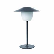 Zegary - Blomus Przenośne, stojące na podłodze Lampa LED niski ciepły szary - miniaturka - grafika 1
