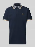 Koszulki męskie - Koszulka polo o kroju regular fit z paskami w kontrastowym kolorze - miniaturka - grafika 1