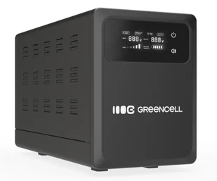 Green Cell AVR UPS 2000VA 1200W PowerCore 24 VDC z LCD - Zasilacze awaryjne UPS - miniaturka - grafika 1