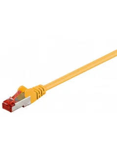 Goobay Kabel LAN RJ45 68301 S/FTP CAT 6 2 m żółty - Patchcordy - miniaturka - grafika 1