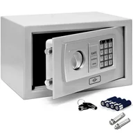 Sejfy i kasy pancerne - Sejf elektroniczny Meblowy 31x20x20 Drzwi 3,2 mm Baterie - miniaturka - grafika 1