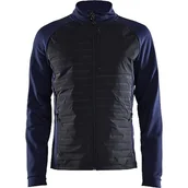 Kurtki męskie - Craft ADV Unify Hybrid Jacket męska kurtka przejściowa 3XL, granatowa/czarna, lekka kurtka z funkcjonalnego materiału, z 2 kieszeniami i 1 kieszenią na piersi, lekka kurtka męska - miniaturka - grafika 1