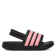 Buty dla chłopców - Sandały adidas adilette Estrap JR5325 Czarny - miniaturka - grafika 1