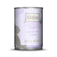 Mokra karma dla kotów - MjAMjAM Kitten soczysty kurczak z olejem z łososia 6 x 400 g Cielęcina z olejem z łososia 6x400 g - miniaturka - grafika 1