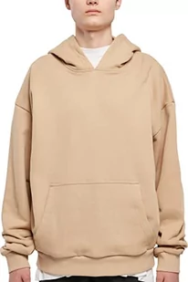 Urban Classics Męska bluza z kapturem Ultra Heavy Hoody Sweat, unionbeige, M, beżowy unionowy, M - Bluzy męskie - miniaturka - grafika 1