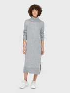 Sukienki - ONLY Sukienka dzianinowa Brandie 15214595 Szary Relaxed Fit - miniaturka - grafika 1