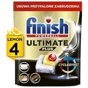 Akcesoria i części do zmywarek - Kapsułki do zmywarek FINISH Powerball Ultimate Plus All In 1 Lemon - 4 szt. - miniaturka - grafika 1