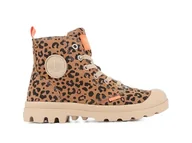 Botki damskie - Palladium Damskie Pampa Hi Zip WL Leo Botki, Wielokolorowe, 39 EU, Kolor: wielokolorow, 39 EU - miniaturka - grafika 1