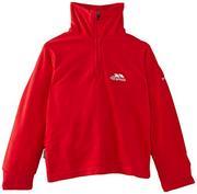 Bluzy dla chłopców - Trespass Boy's Masonville Micro Fleece bluza - czerwony MCFLMFJ20003_RED2/3 - miniaturka - grafika 1